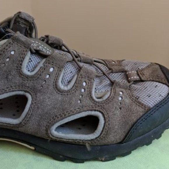 Men's Brown Lands' End Sandal Size 9D - Picture 3 of 6